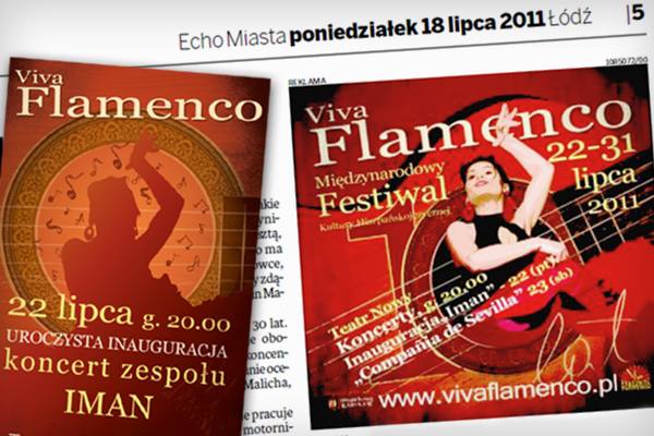 Festiwal Viva Flamenco 2011 reklamy