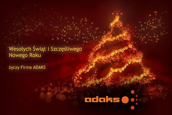 Adaks - kartka świąteczna - projekt