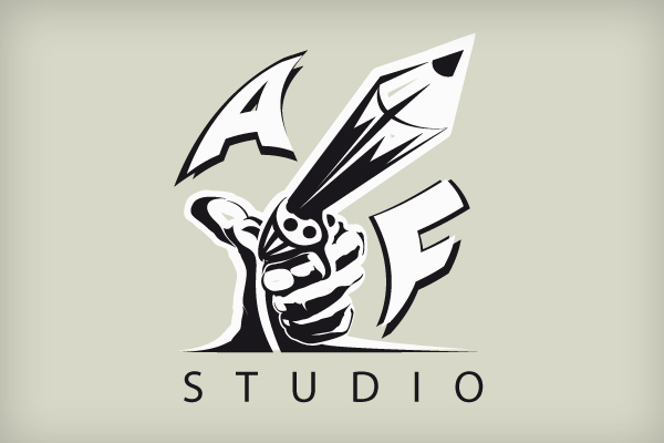 Projekt loga AF-Studio ikona